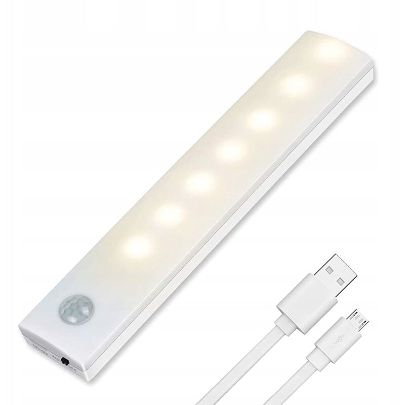 foto del prodotto sensore di movimento usb. lampada per un armadio. lampada a led. sensore di movimento usb