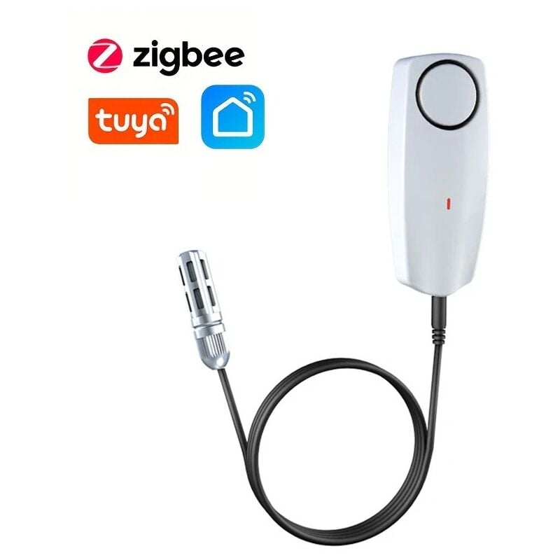 foto del prodotto sensore di temperatura e umidità smart zigbee con sonda - tuya