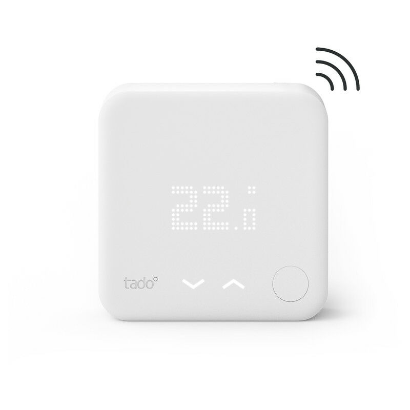 foto del prodotto sensore di temperatura wireless, accessorio aggiuntivo per valvole termostatiche wifi di , sensore temperatura wifi per il riscaldamento domestico,