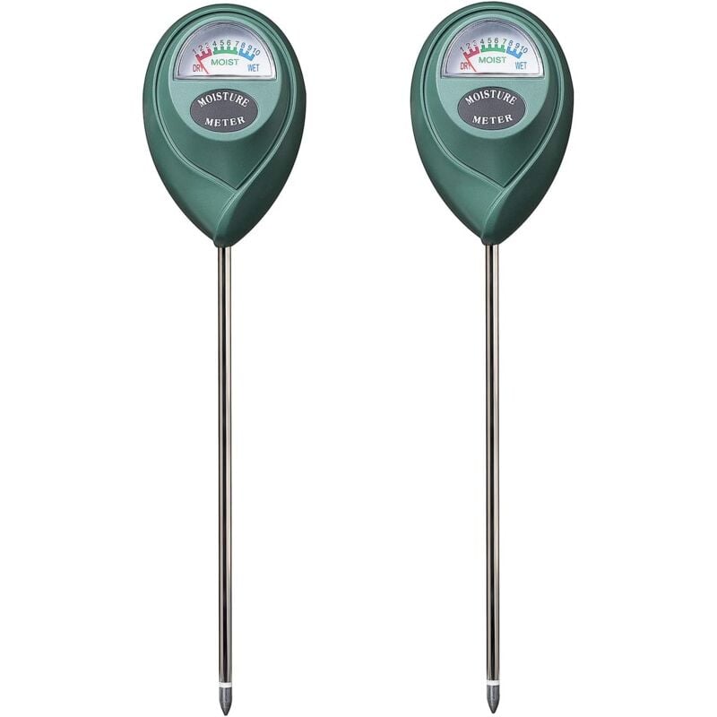 foto del prodotto sensore di umidit del terreno, monitor dell acqua, igrometro per giardinaggio, agricoltura, piante, non necessita di batterie, confezione da 2