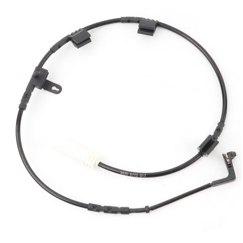 foto del prodotto sensore freno, sistema di facile installazione, nero antiusura per accessorio per auto sostitutivo dello strumento sensore pastiglia anteriore
