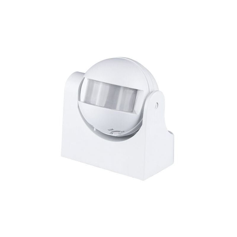 foto del prodotto sensore pir movimento luce crepuscolare timer rilevamento presenza infrarossi 220v massimo 1200w ip44 esterno da muro orientabile 180 gradi sku 4967