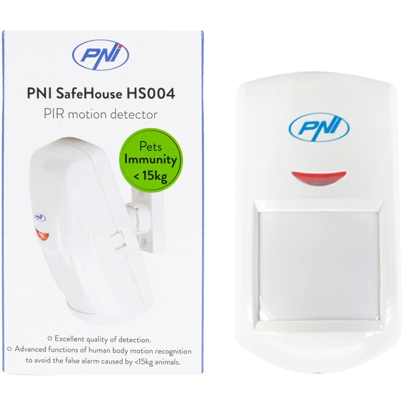 foto del prodotto sensore pir senza fili pni safehouse hs004 immunit agli animali domestici max. 15 kg per sistemi di allarme di sicurezza