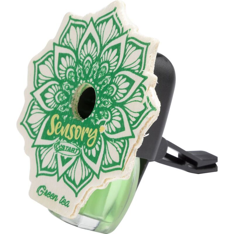 foto del prodotto sensory profumatore per auto in legno da areatore profumazione green tea