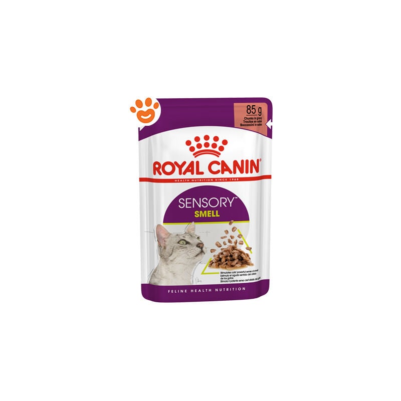 foto del prodotto sensory smell bocconcini in salsa per gatti adulti da royal canin