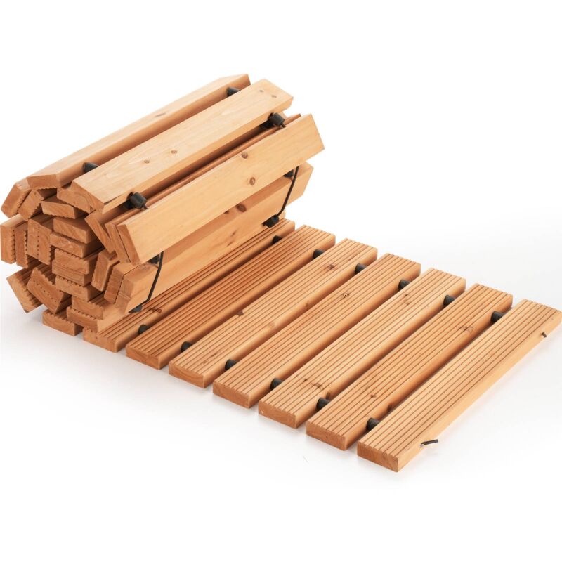 foto del prodotto sentiero da giardino in legno, sentiero dritto in cedro, sentiero per patio, sentiero decorativo da giardino, sentieri per patio, sentieri da