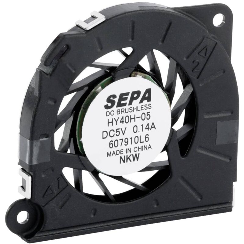 foto del prodotto sepa hy40h05a 811 ventilatore radiale 5 v dc 2.04 m h l x l x a 40 x 40 x 5 mm