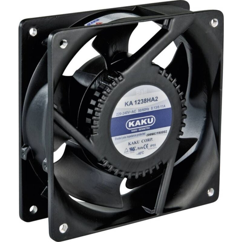 foto del prodotto sepa ka1238xa2bmt ventola assiale 230 v ac 178 m h l x l x a 120 x 120 x 38 mm