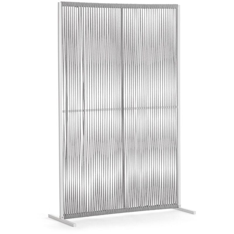 foto del prodotto separ paravento paxson , con struttura in alluminio e intreccio in corda, per esterno inchiostro 180 x h 120 cm