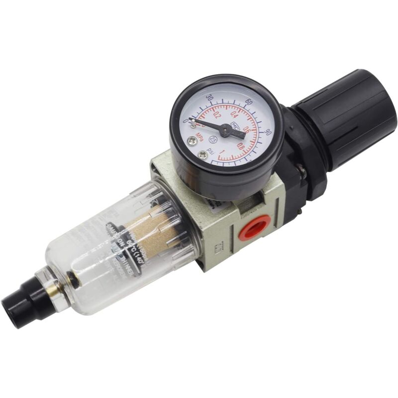foto del prodotto separatore di aria compressa da 1 4 riduttore di pressione per componenti pneumatici del compressore regolatore del filtro del gas processore