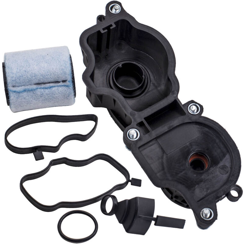 foto del prodotto separatore di olio filtro crankcase valvola sfiato per bmw e46 e60 e39 2.5d 3.0d 11127794597 8510298 11127793164 kit sfiato separatore olio