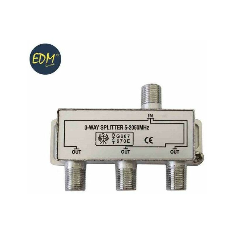 foto del prodotto separatore edm 1 ingresso 3 uscite