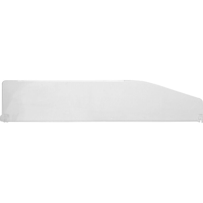 foto del prodotto separatore in plastica trasparente 567 x 120 mm