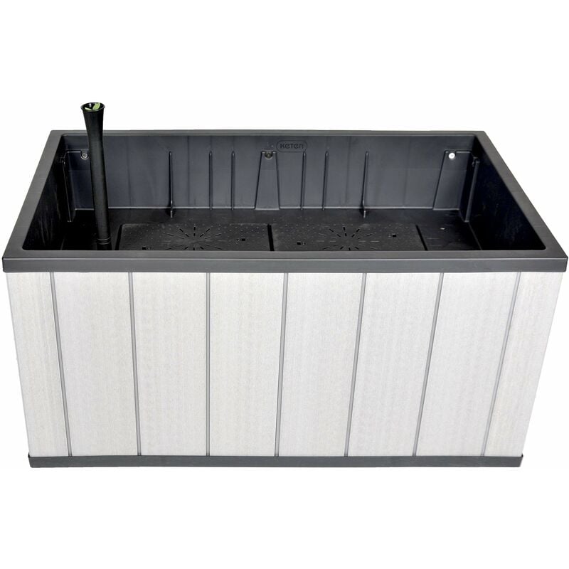 foto del prodotto seqouia vaso per piante, colore grigio keter