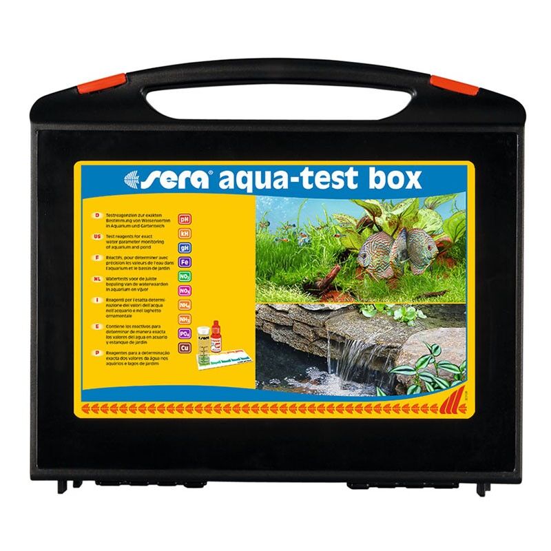 foto del prodotto sera aqua test box acqua dolce con test cu rame