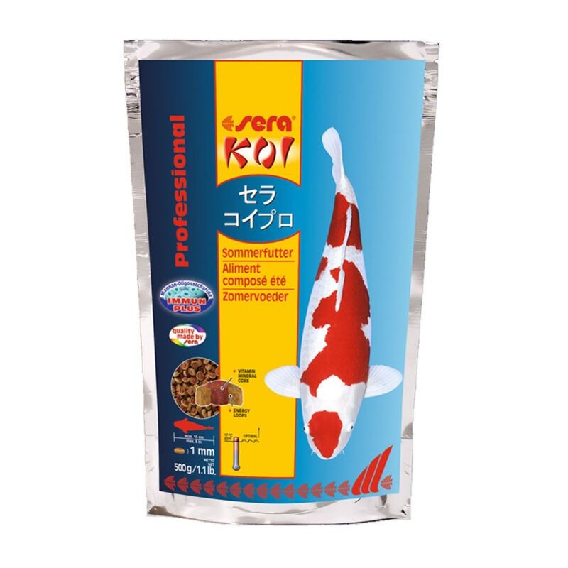 foto del prodotto sera koi professional sommerfutter 500gr mangime speciale per l estate