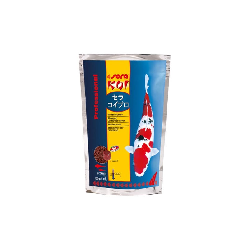 foto del prodotto sera koi professional winterfutter 500gr mangime per l inverno