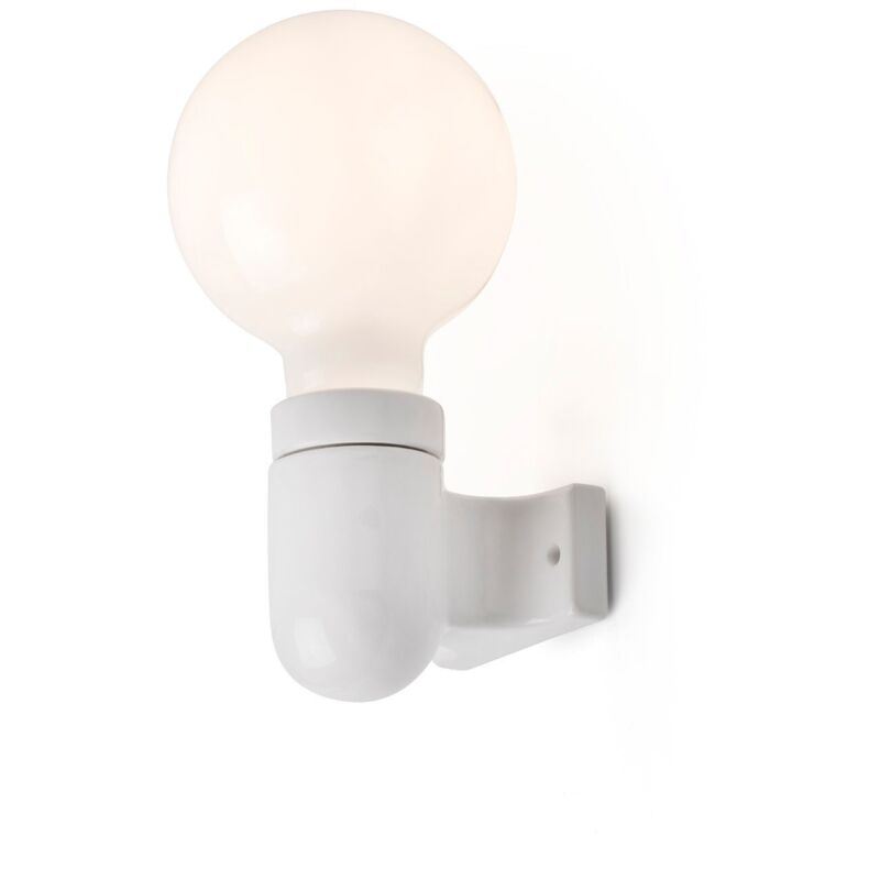 foto del prodotto sera lampada da parete bianca 1l e27 marca faro