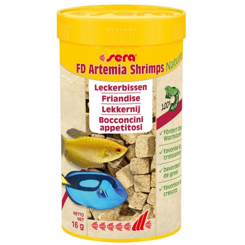 foto del prodotto sera nature fd artemia shrimps formato 250 ml