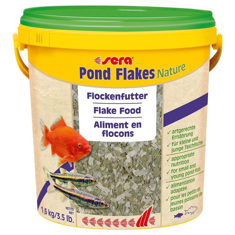 foto del prodotto sera pond flakes nature mangime per pesci 10 l
