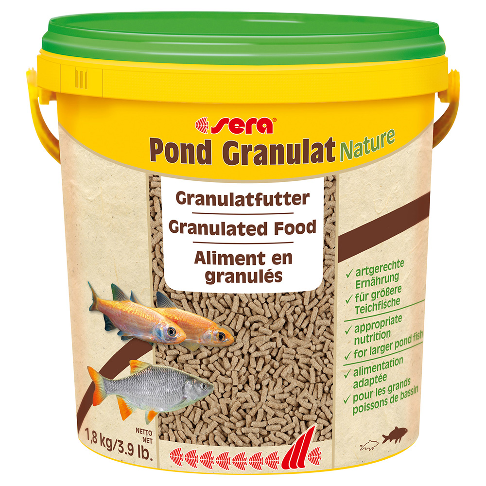 foto del prodotto sera pond granulat nature mangime per pesci - set 2 x 10 l