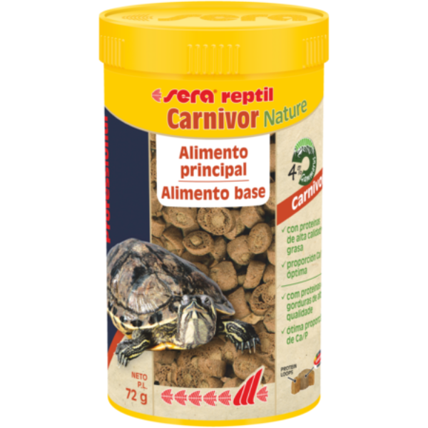 foto del prodotto sera reptil professional carnivor 250 ml cibo per tartarughe 1 ordine scegli lo sconto bzr5 bzr20 200 punti fedelt 