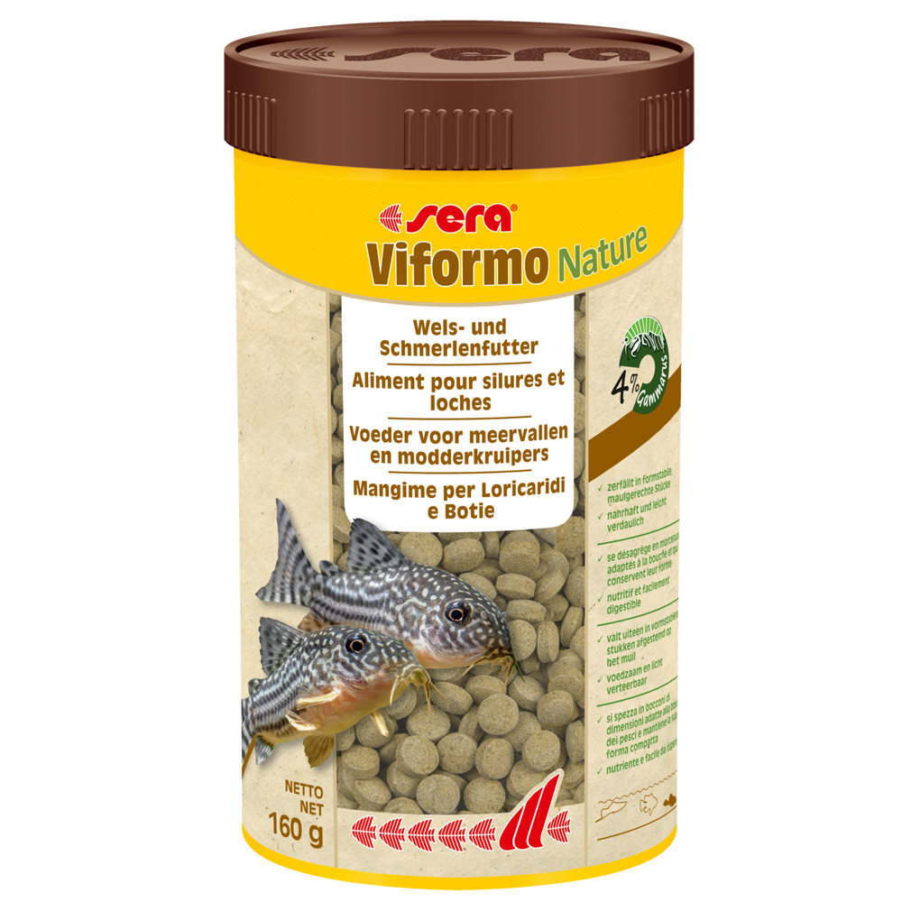 foto del prodotto sera viformo nature mangime in pastiglie per loricaridi 250 ml