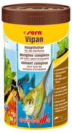 foto del prodotto sera vipan mangime completo in scaglie per tutti i pesci 1000 ml 1 ordine scegli lo sconto bzr5 bzr20 200 punti fedelt 