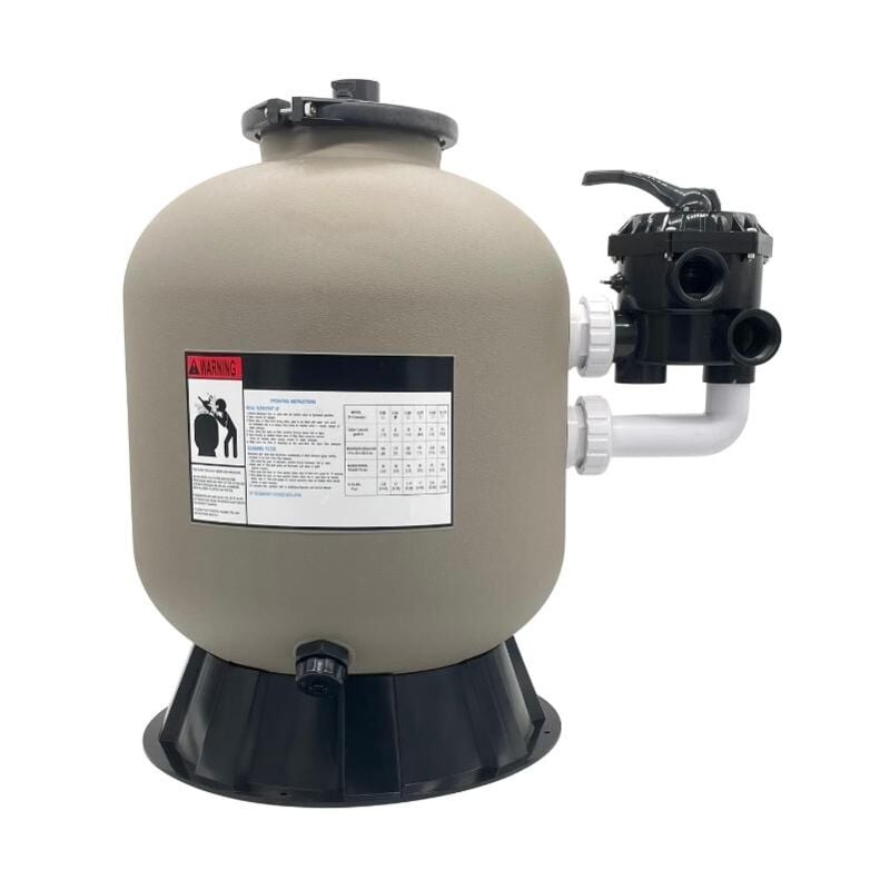 foto del prodotto serbatoio 10 m3 h titanium series valvola laterale pompa filtro con sabbia quarzifera
