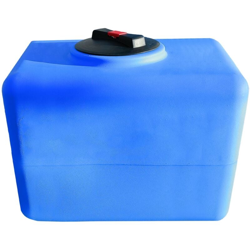 foto del prodotto serbatoio acqua potabile 100l quadrato 200l, 300l rettangolare polietilene per raccolta acqua, cisterna esterno blu, per utilizzo fuori terra 200 lt