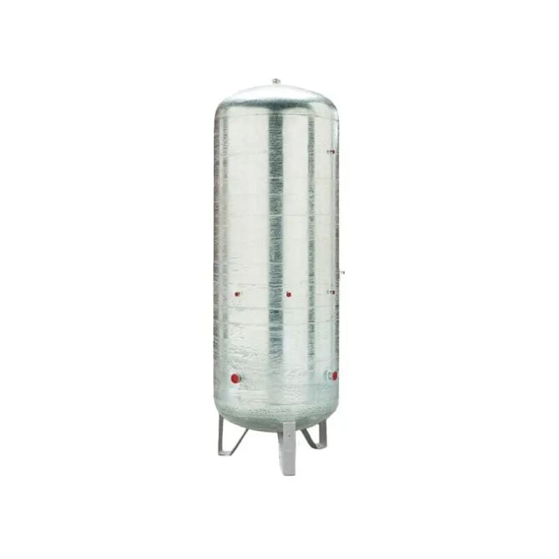 foto del prodotto serbatoio autoclave verticale in acciaio zincato per accumolo acqua in pressione non omologato 6 bar lt 200 cordivari