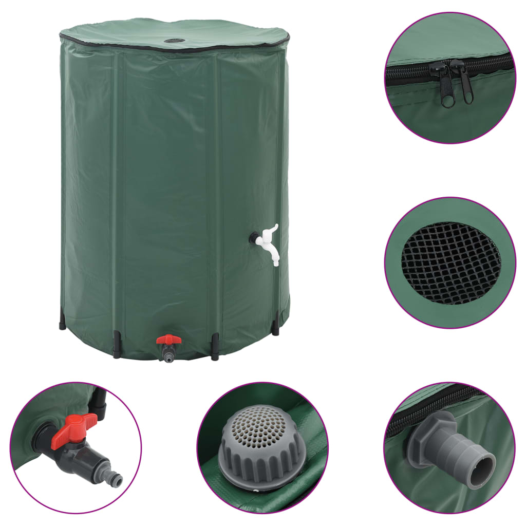 foto del prodotto serbatoio per acqua piovana pieghevole con rubinetto 1350 lcod mxl 72977