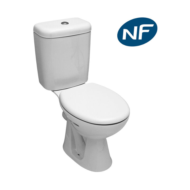 foto del prodotto serel pack zambak wc autoportante sedile a chiusura classica kit di risciacquo a doppio pulsante zambak 