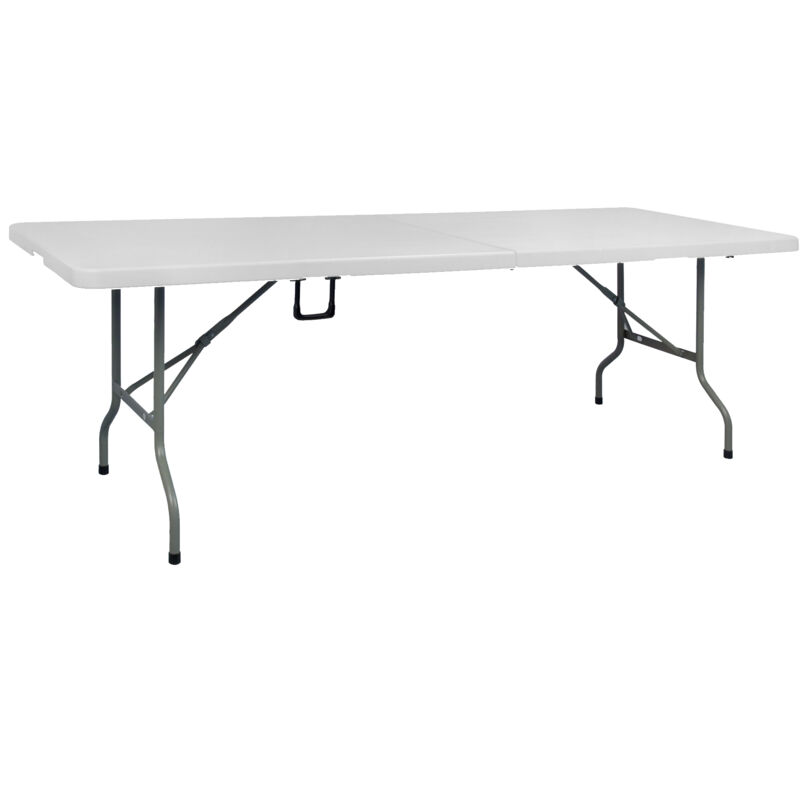 foto del prodotto serena tavolo rettangolare con piano e gambe pieghevoli cm 86 x 243 x h. 74