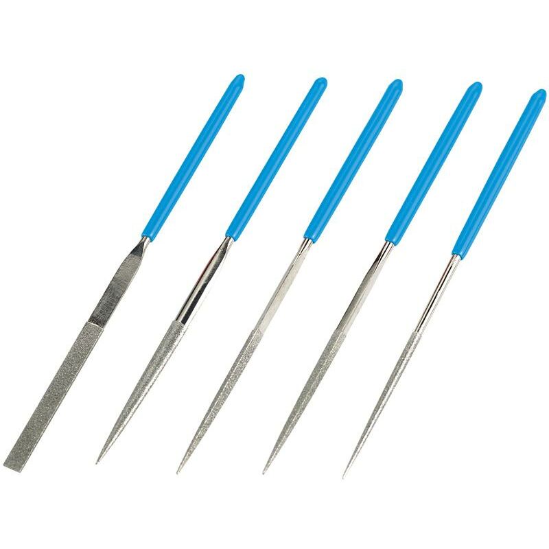 foto del prodotto serie 12 lime ago diamantate 140 mm fervi l012