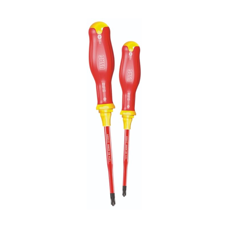 foto del prodotto serie 2 giraviti slim per viti con impronta combinata isolati 1000v u00910125
