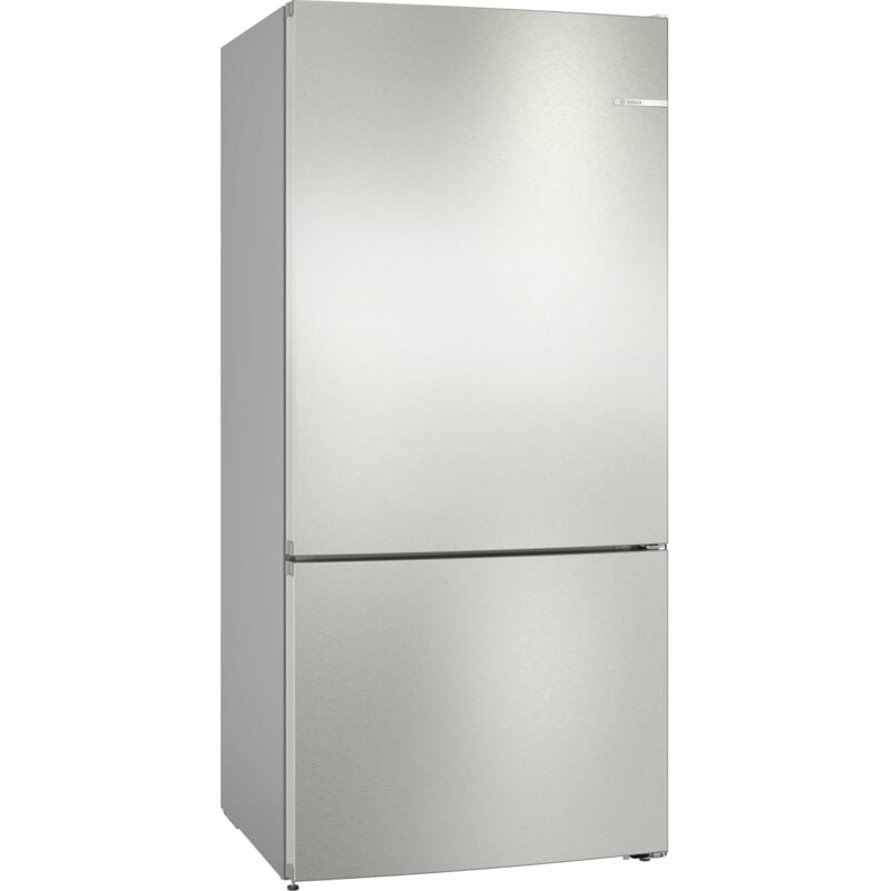foto del prodotto serie 4 kgn86viea frigorifero combinato da libera installazione 186 x 86 cm acciaio anti impronta classe e. capacit netta totale 631 l. cerniera