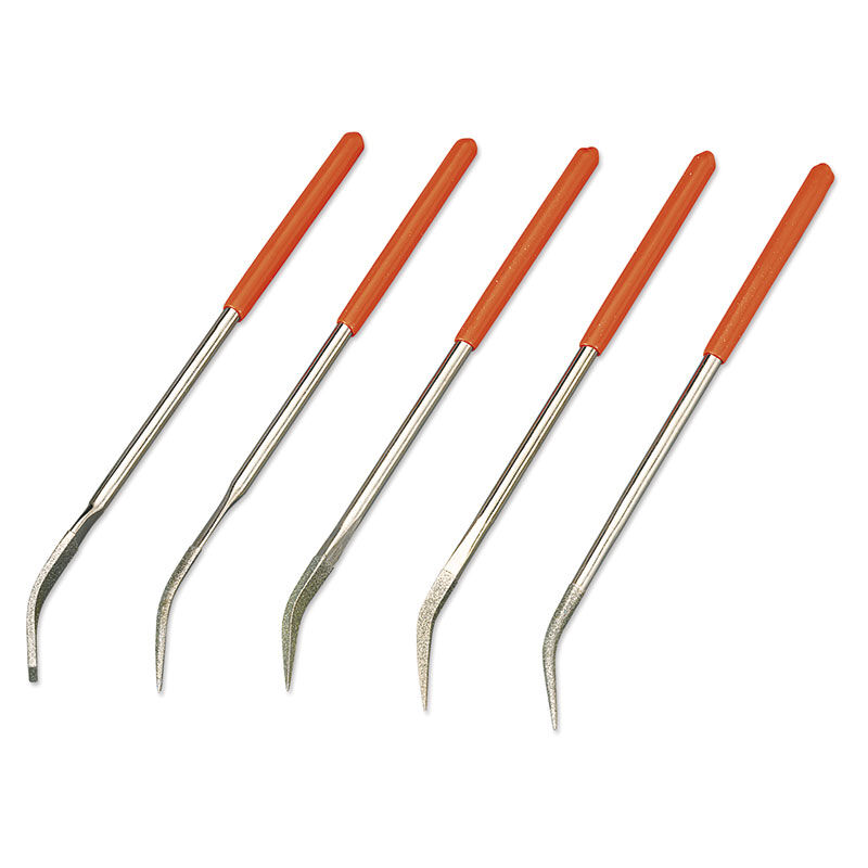 foto del prodotto serie 5 lime ago diamantate curve 140 mm fervi l011