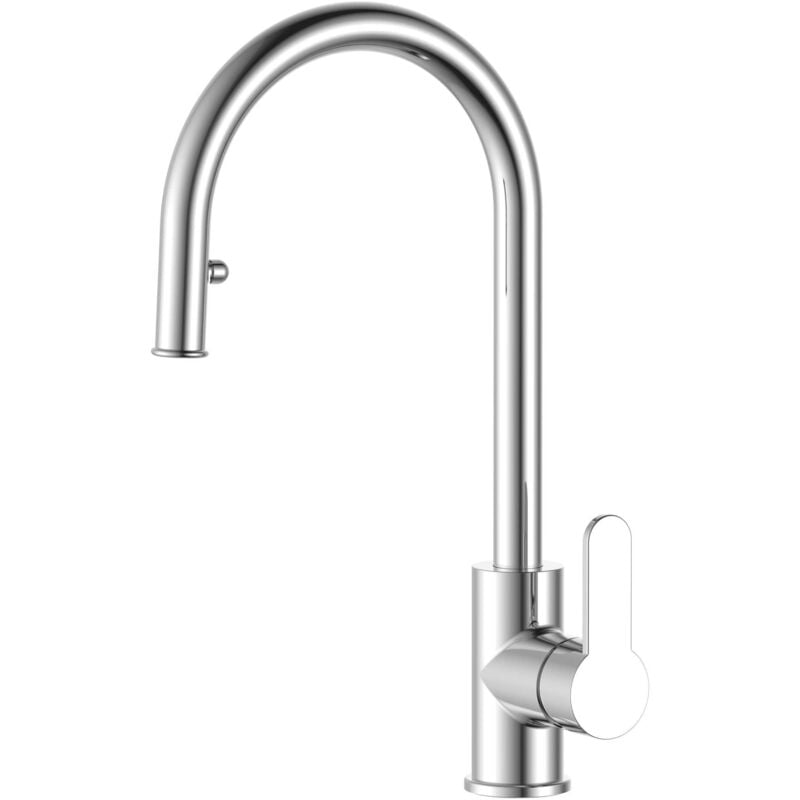 foto del prodotto serie aqua miscelatore con doccetta estraibile