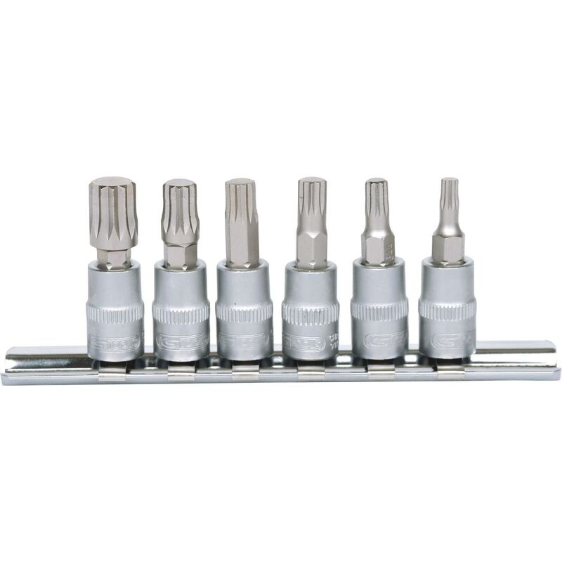 foto del prodotto serie bussole 1 4 per viti a esagono incassato, 6 pz, m4 m10