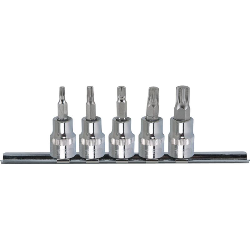 foto del prodotto serie bussole 3 8 chromeplus per viti a esagono incassato, 5 pz, m4 m10