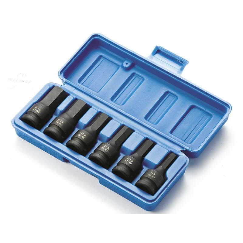 foto del prodotto serie bussole esagonali maschio 8 19 mm ad impatto 1 2 fervi si413m006