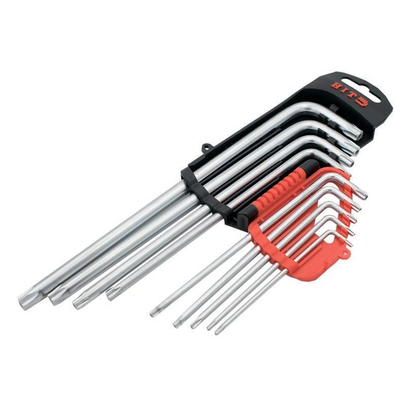 foto del prodotto serie chiavi a brugola torx da t 10 a t 50 idrhaus