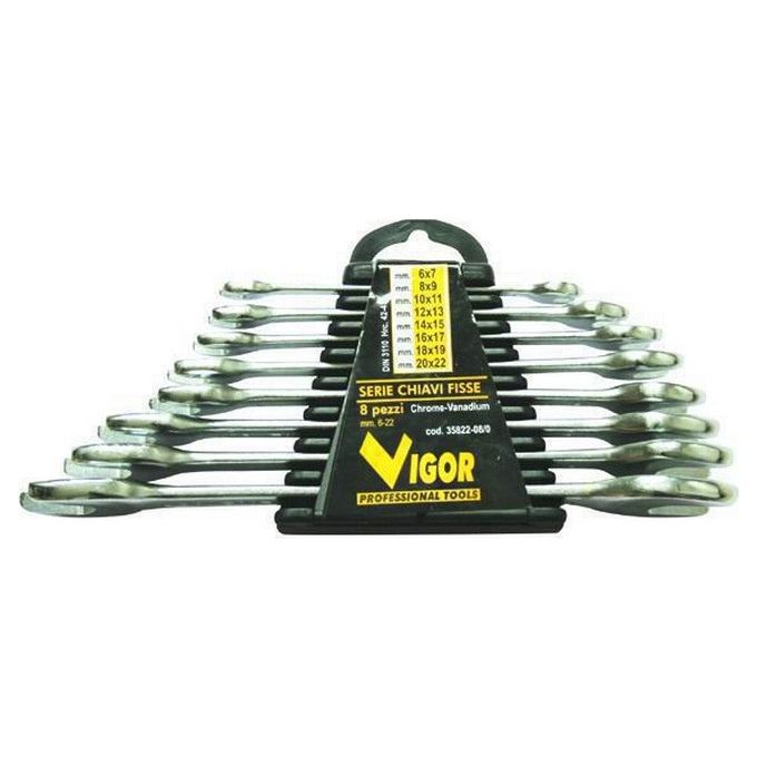 foto del prodotto serie chiavi fisse vigor crv din3110 pezzi 8