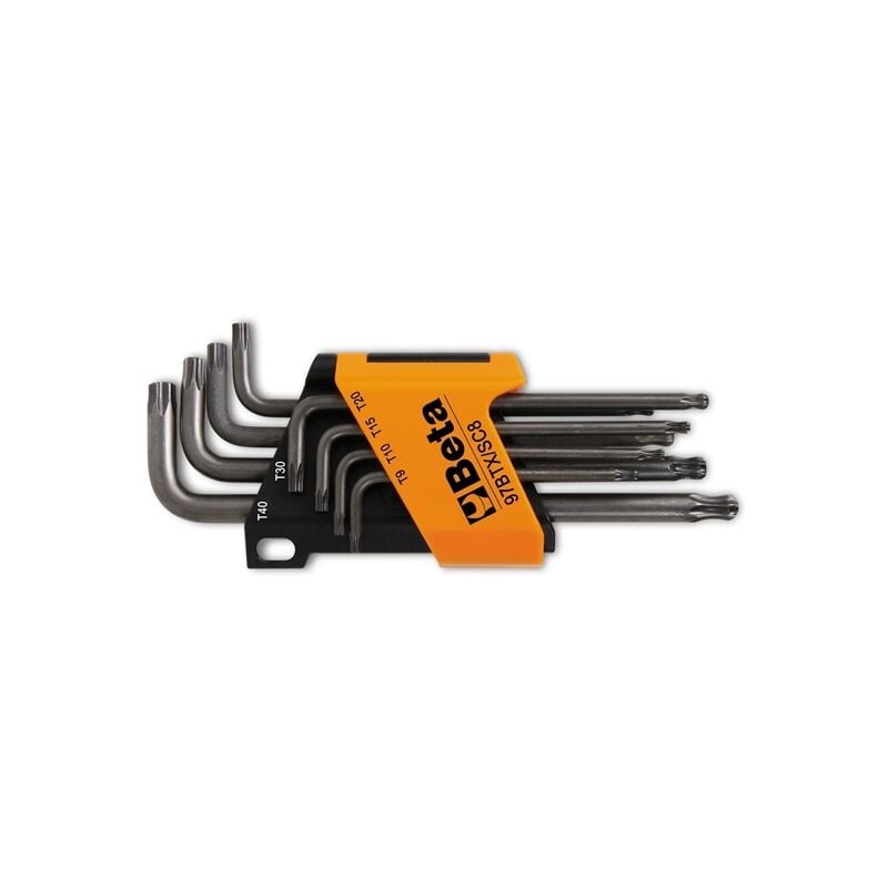 foto del prodotto serie chiavi maschio torx piegate beta 97btx sc8