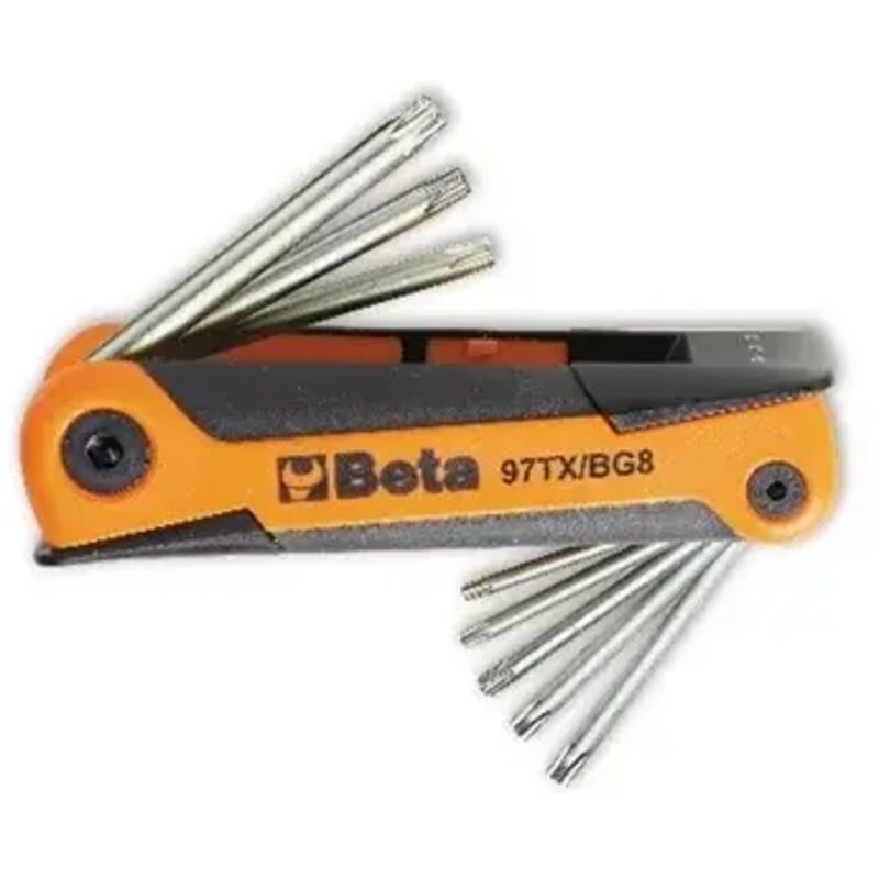 foto del prodotto serie chiavi maschio torx piegate beta 97tx bg8