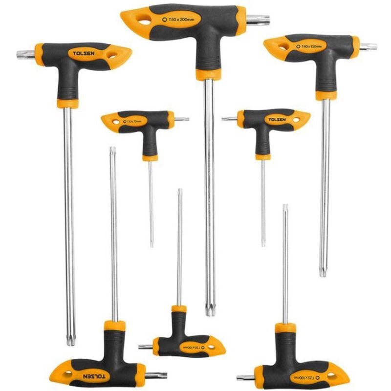 foto del prodotto serie chiavini torx a 't'(t10-t50)