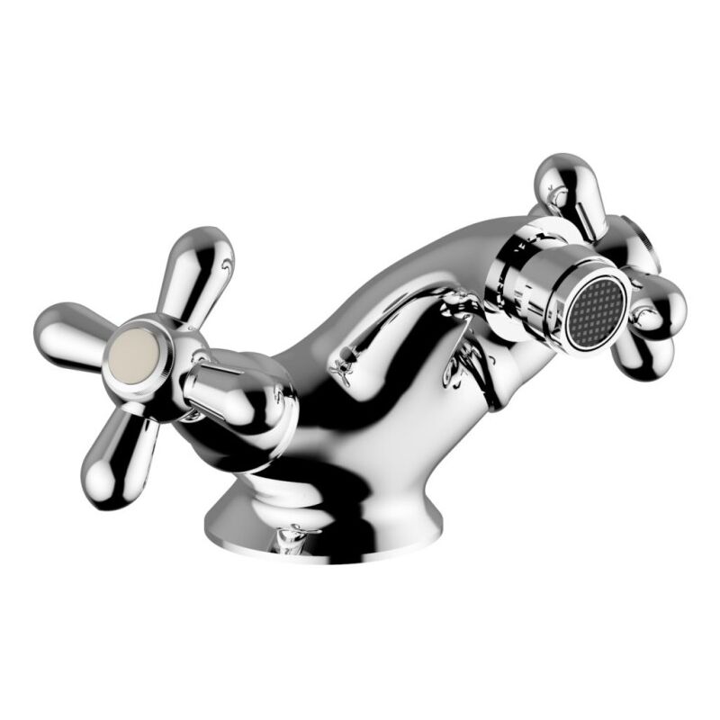 foto del prodotto serie daisy monoforo bidet con manopole cromo