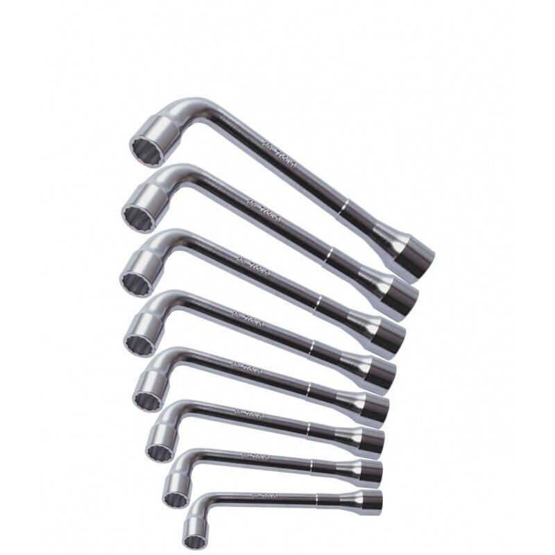 foto del prodotto serie di 8 chiavi a tubo sbloccate ks tools 8 10 11 13 17 19 22 24 517.0452