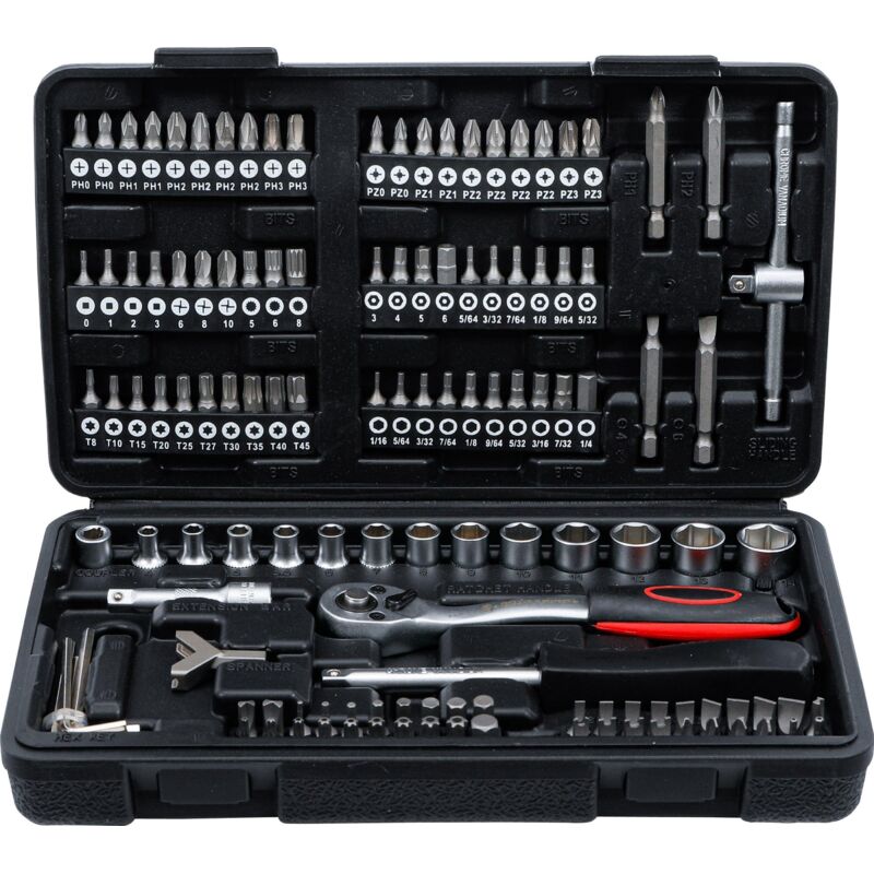 foto del prodotto serie di bussole 6,3 mm 1 4 130 pz.